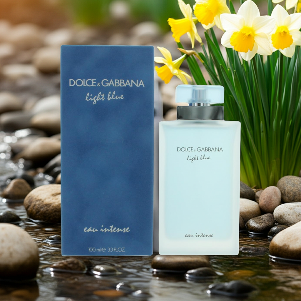 Light Blue Eau Intense by Dolce & Gabbana, 3.3 oz Eau De Parfum Spray for Women